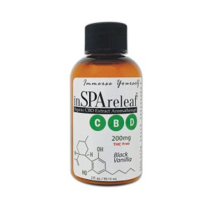 Black Vanilla 200mg - inSPAreleaf CBD 2oz Liquid Aromatherapy