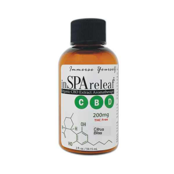 Citrus Bliss 200mg - inSPAreleaf CBD 2oz Liquid Aromatherapy